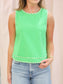 Stevie Contrast Whip Stitch Tank