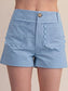 Marin Scalloped Pocket Shorts