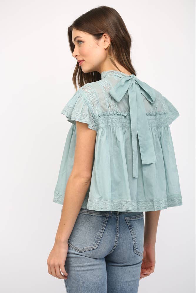 Lennox Ruffle Top