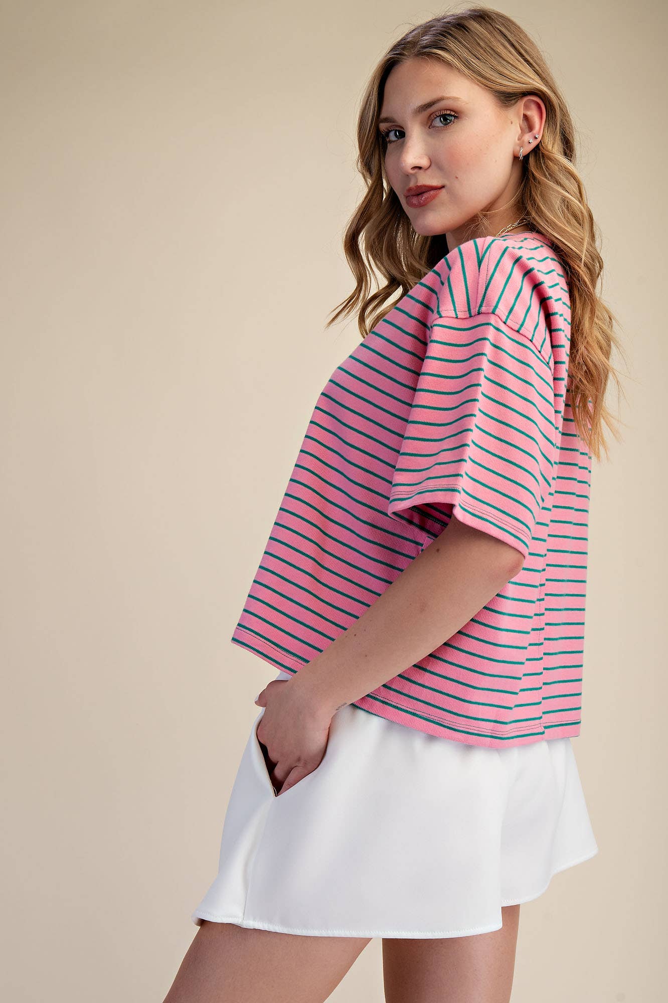 Nancy Striped Everyday Top