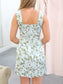 Josie Jacquard Sleeveless Mini Dress