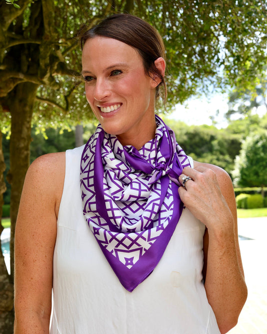 Langston Geometric Scarf Large