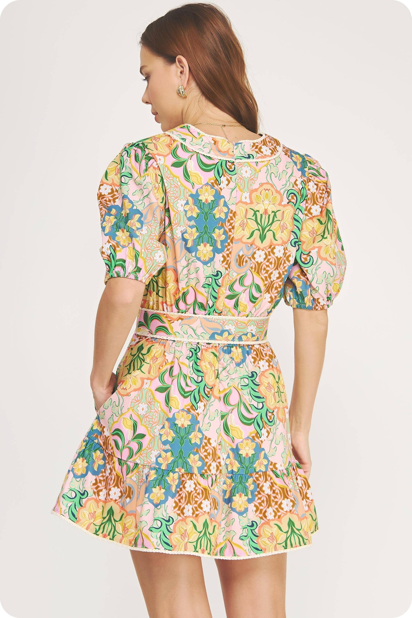 Garden Party Belted Dress