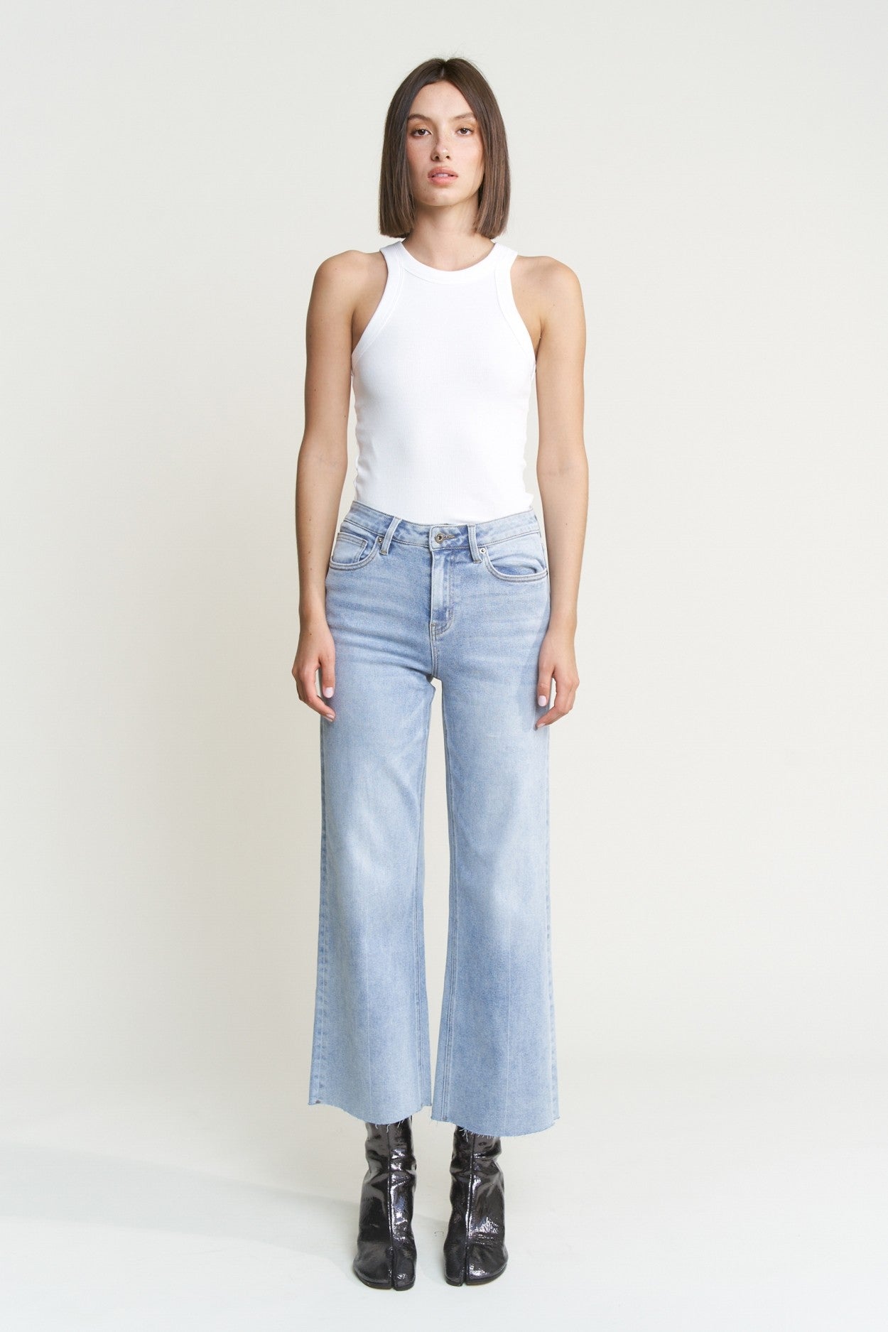 Adeline Raw Hem Denim