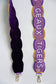 LSU Fully Beaded Scalloped Purse Strap