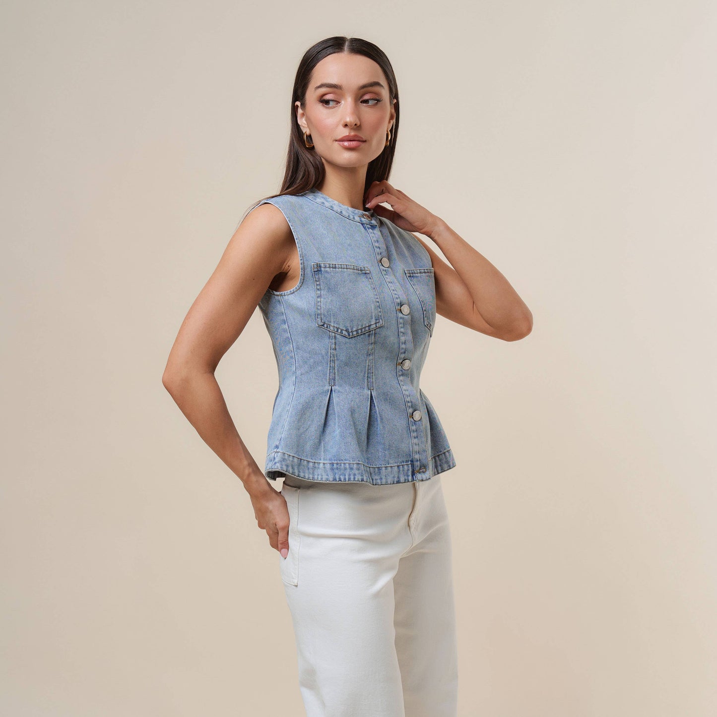 Kymber Denim Vest