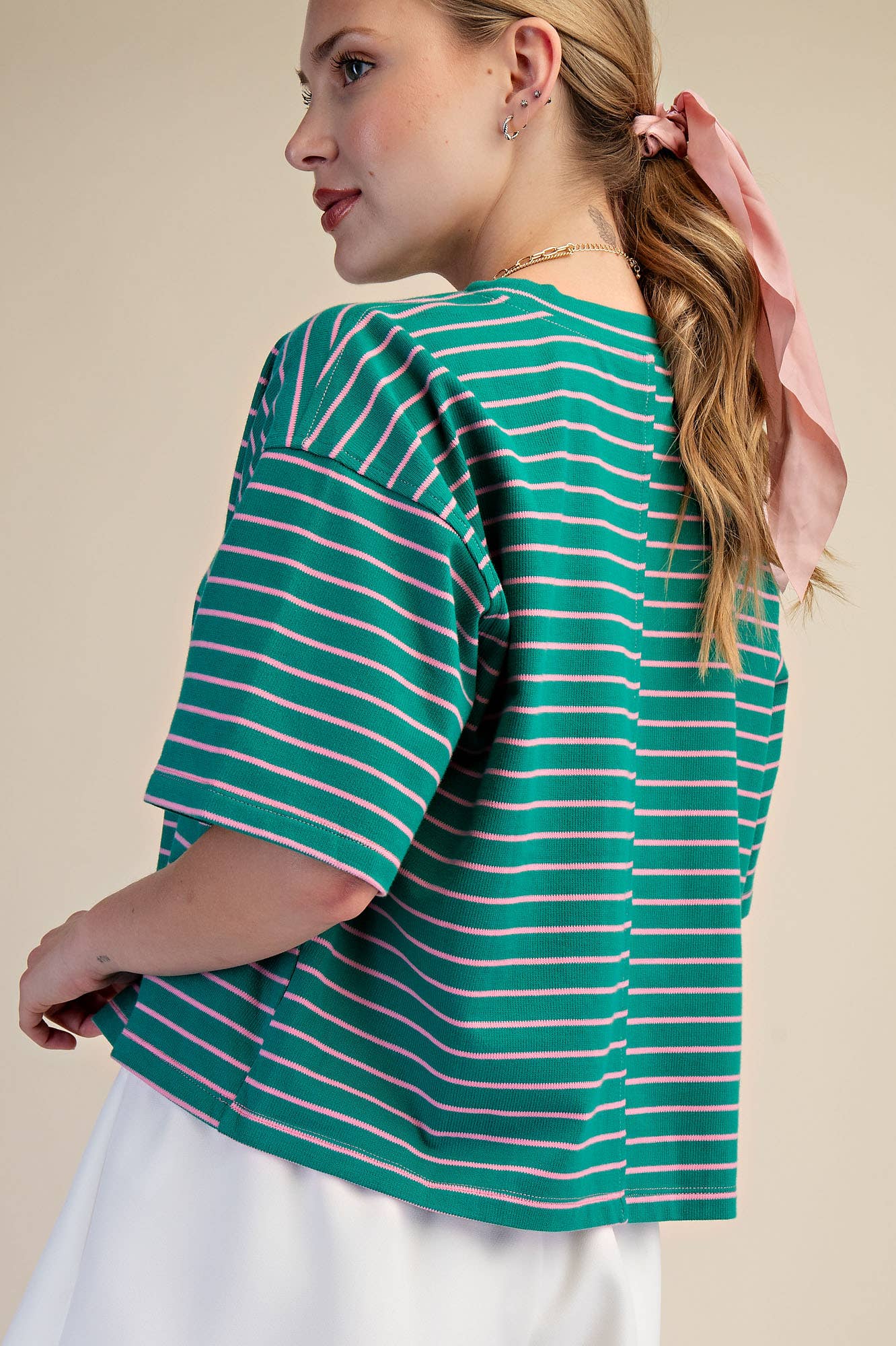 Nancy Striped Everyday Top