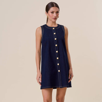 Haisley Mini Denim Dress