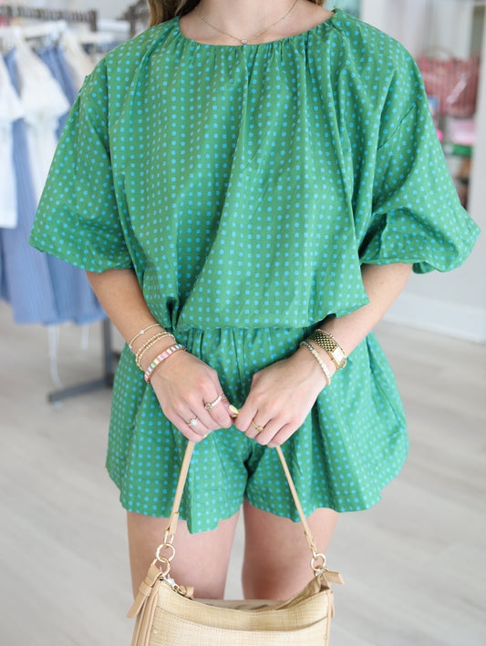 Coralie Polka Dot Set