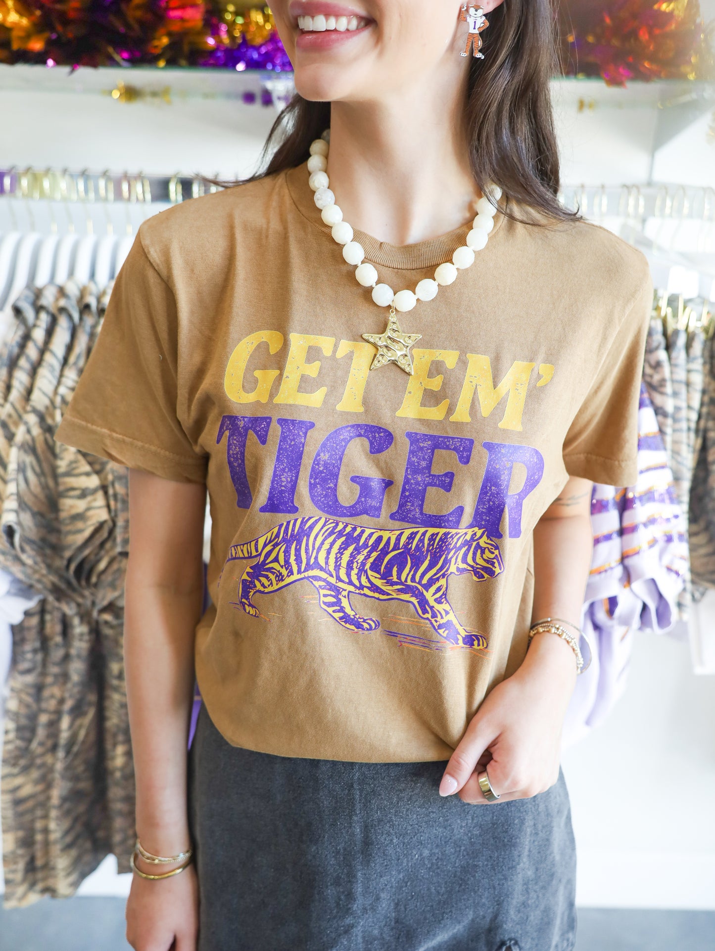 Grace Vintage Get Em' Tiger Tee