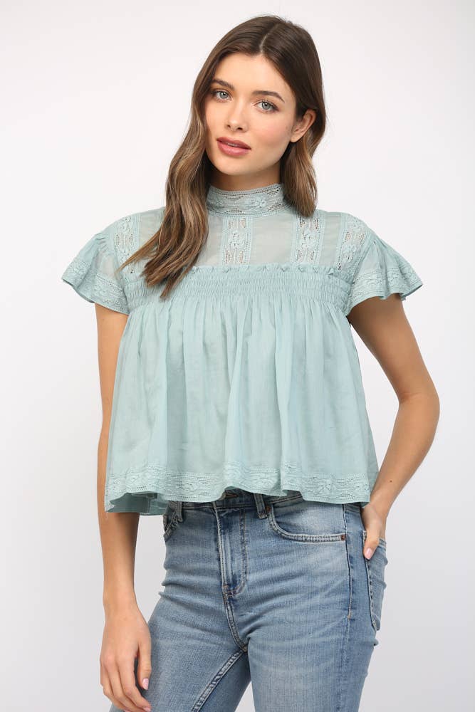 Lennox Ruffle Top