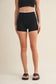 Contrast Binding Biker Shorts