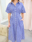 Wilderra Striped Midi Dress