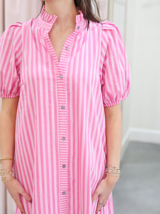 Matilda Striped Midi Dress
