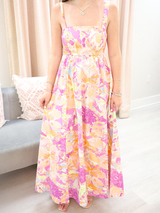 Multi Color Midi Dress