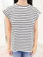 Striped Cap Sleeve Top