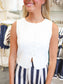 Blayne Button Up Linen Vest