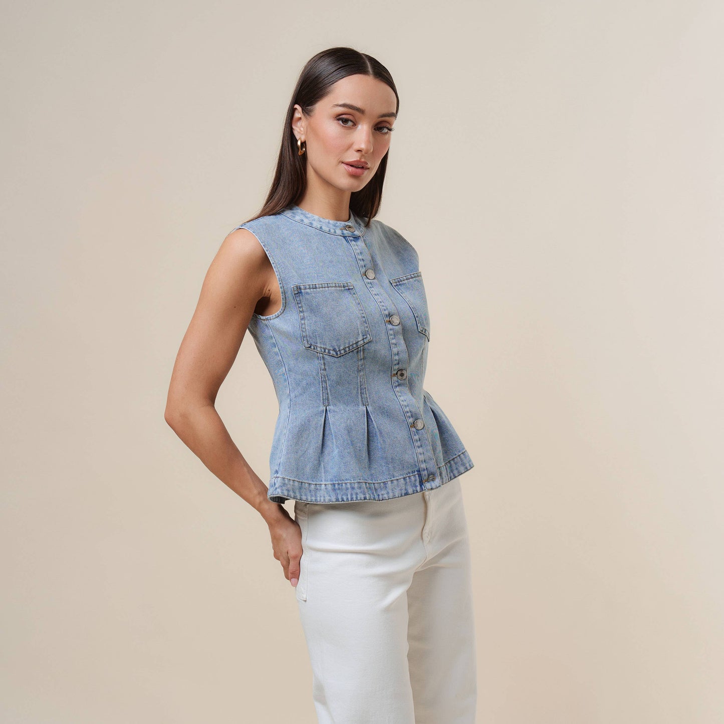 Kymber Denim Vest