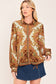 Whitnee Printed Collared Top