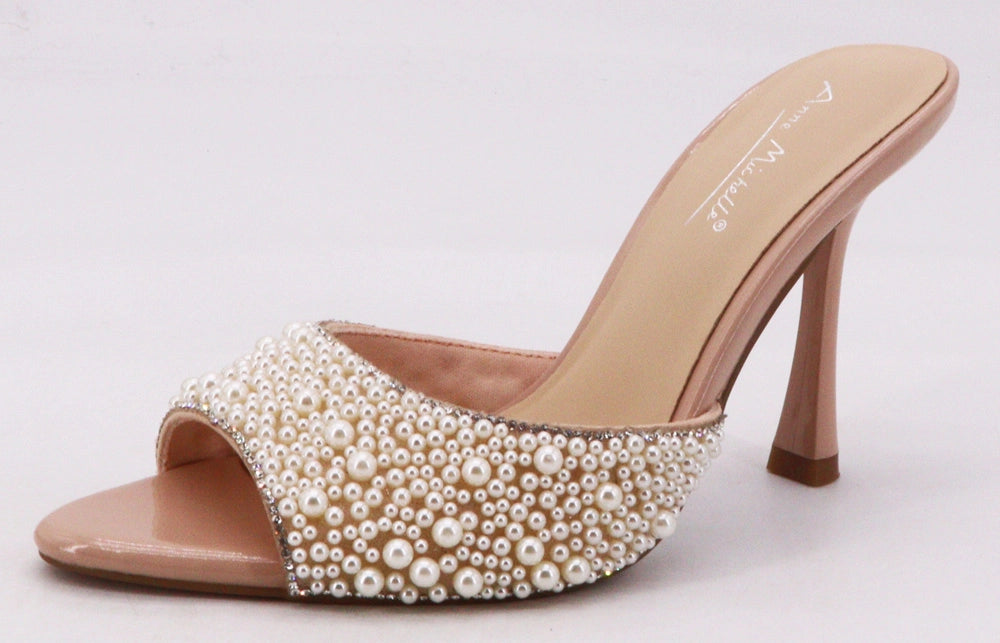 Trace Pearl & Rhinestone Heel