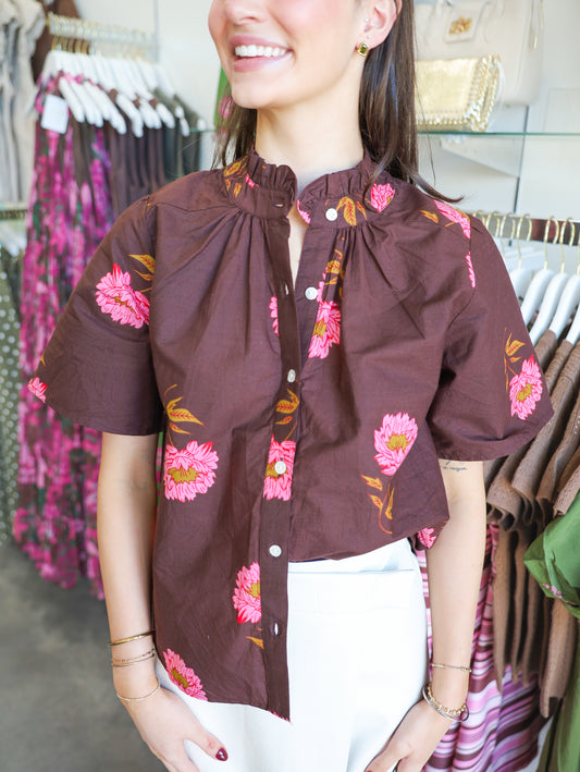Crystal Floral Top