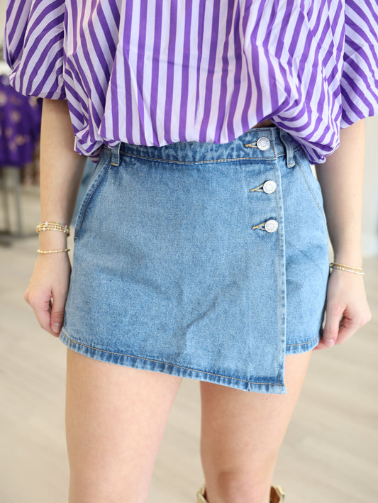 Sloane Denim Skort