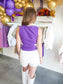 Paris Denim Braid Detail Asymmetrical Wrap Skort