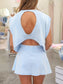 Santyl Open Back Top & Skort Set