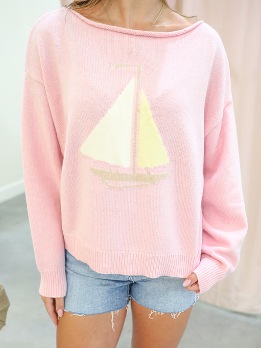 Sailboat Knit Sweater