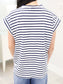 Striped Cap Sleeve Top