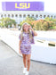 Tanner Tiger Stripe Sequin Top & Skort Set