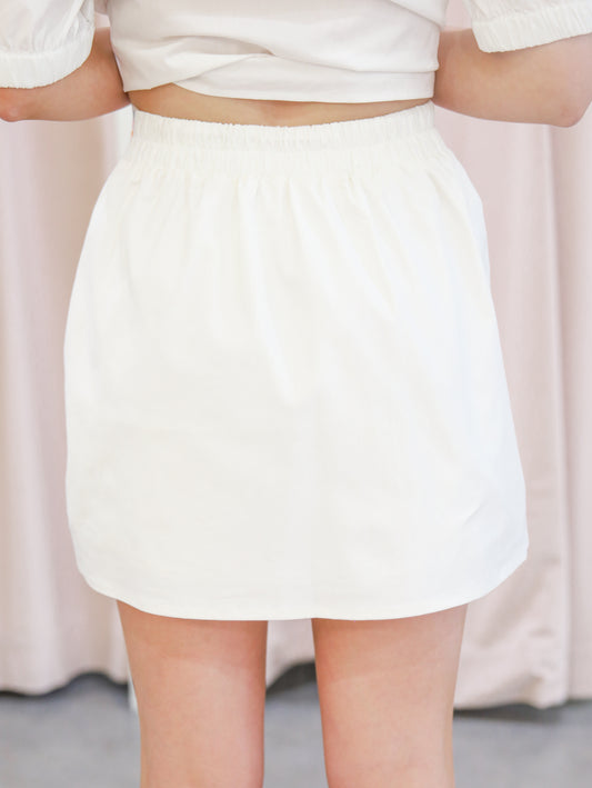 Mila Embroidered Waist Skirt