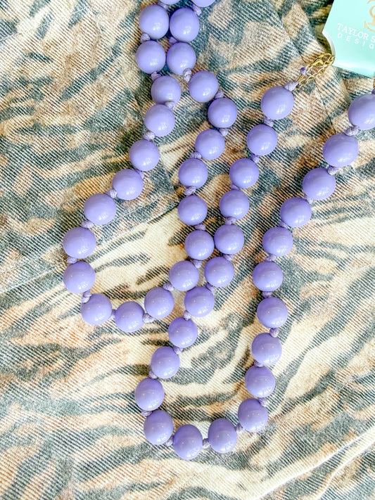 Dayton Oversized Beaded Necklace