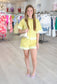 Finley Floral Lace Trim Linen Top & Short Set