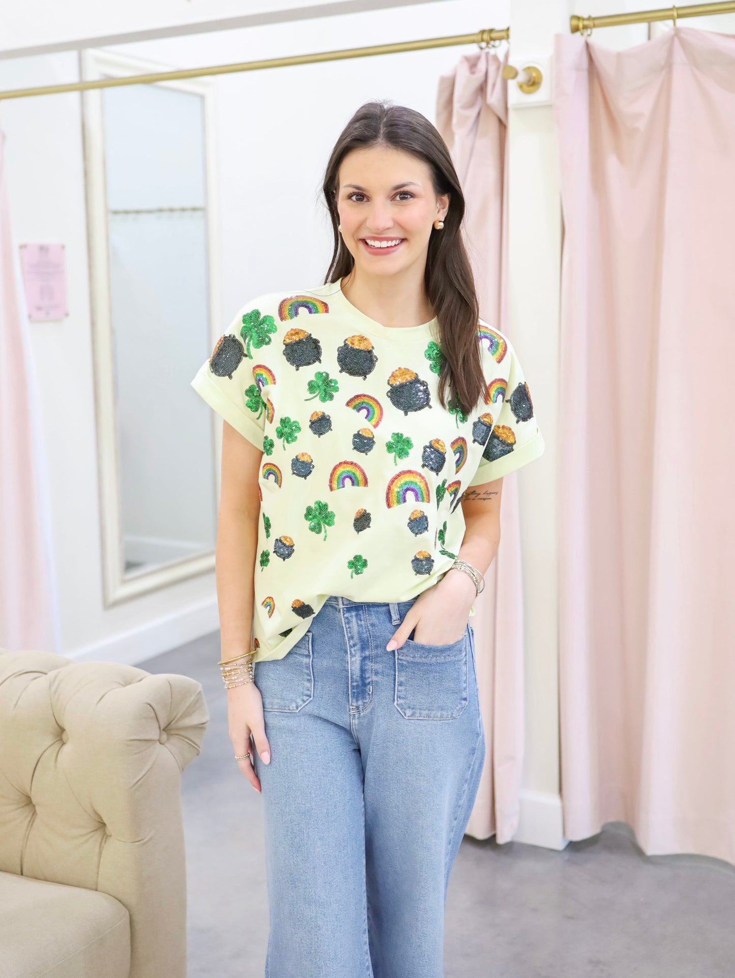 Scattered St. Patty's Lucky Charms Tee