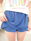Smocked High Waisted Skort