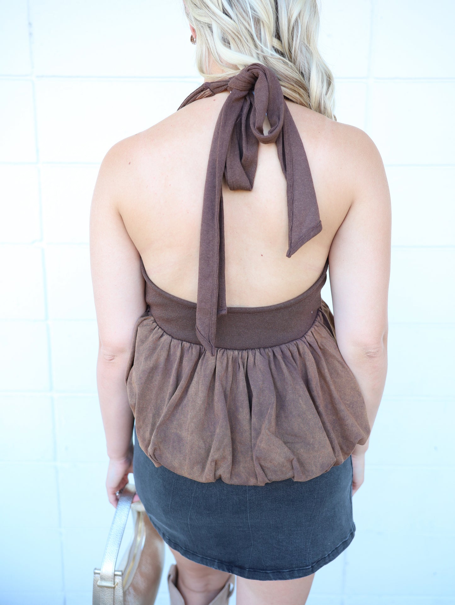 Macy Halter Top