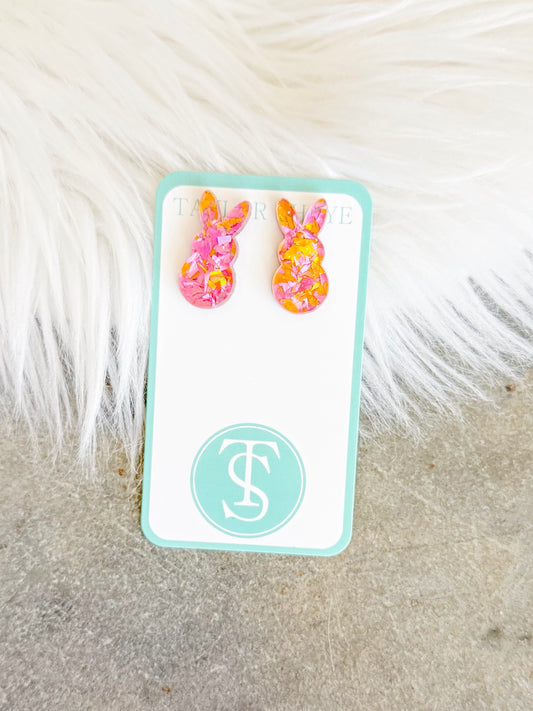 Acrylic Bunny Studs