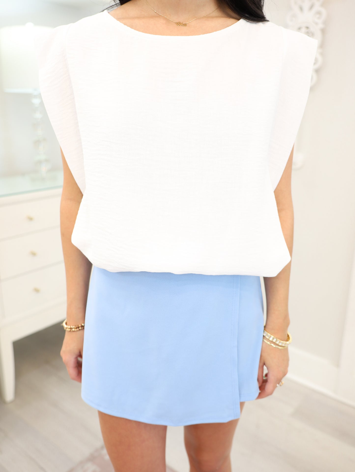 Sleeveless Solid Top
