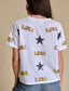All Over Sequin Boxy Tee