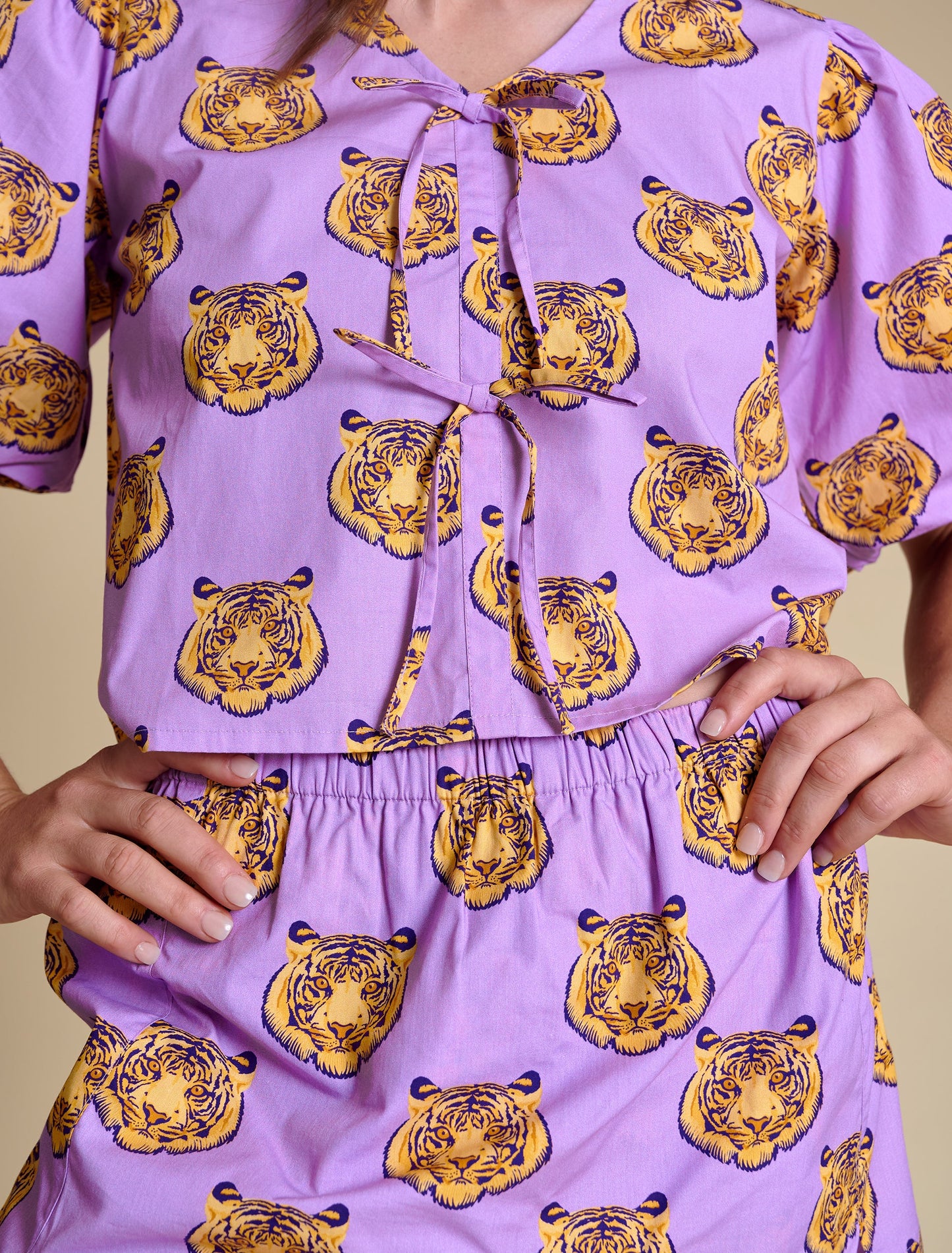 The Poplin Puff Sleeve Top