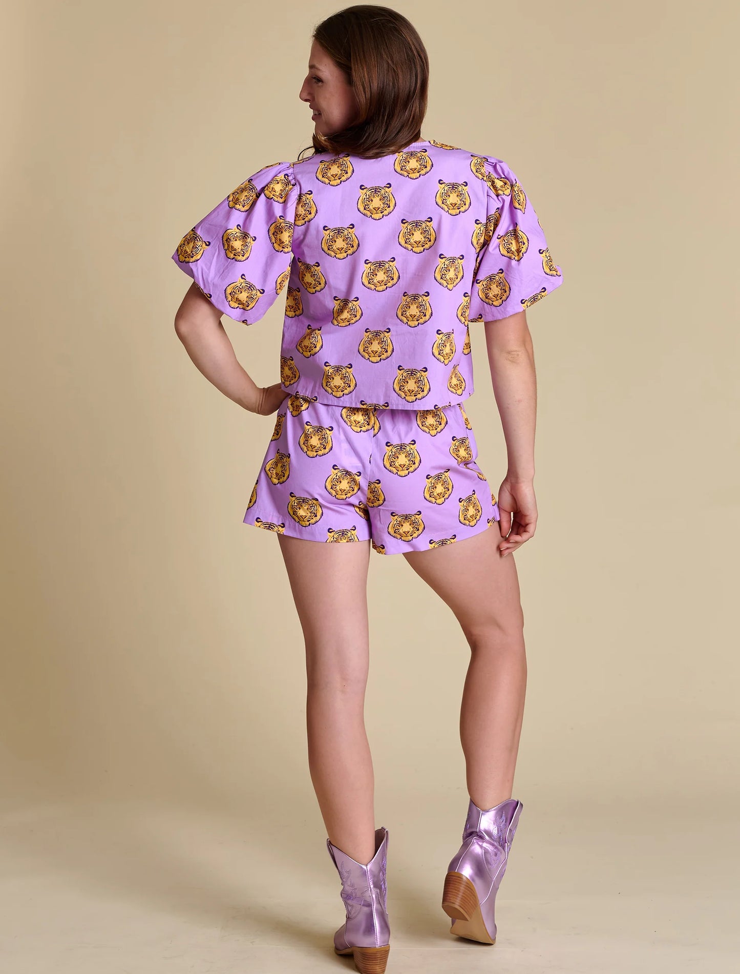 The Poplin Puff Sleeve Top