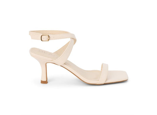 Crossover Strap Kitten Heel