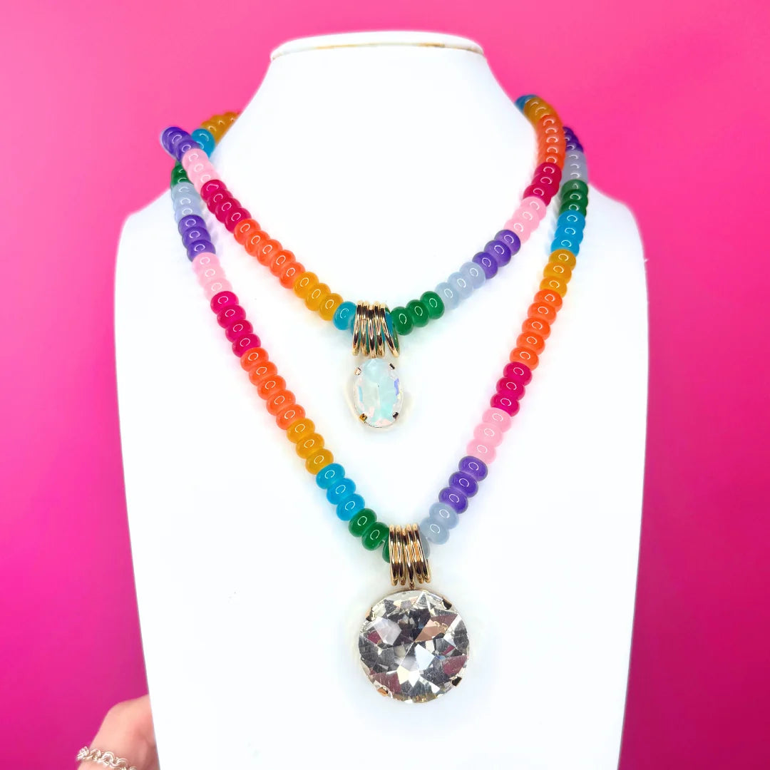Rainbow Gem Lover Necklace