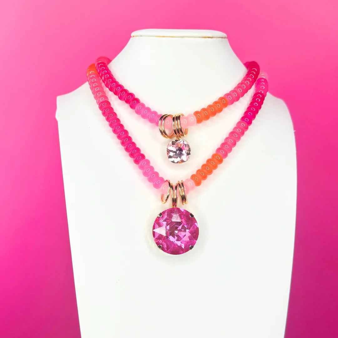 Pink Gem Lover Necklace