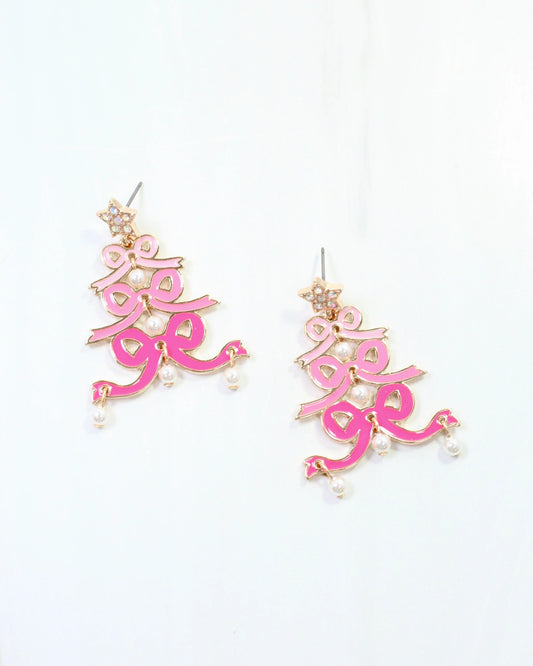 Bow Tree Earrings