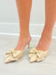 Women's heel, dressy heel, bow heels, slip on heels, classy heel, date night heel, trendy heel, trendy slip on heel, comfy heels, boutique heels, bow boutique heels, prom heels, homecoming heels, ball heels