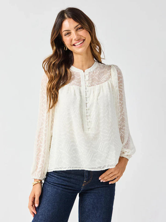 fall top, long sleeve top white top
