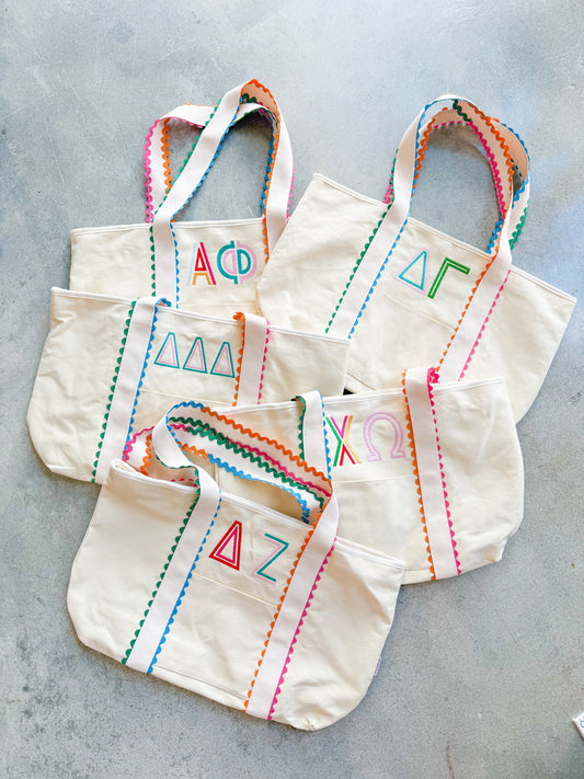Greek Licensed Sorority Tote