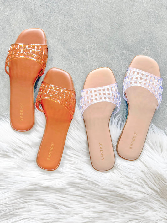 Cindy Caged Jelly Sandal
